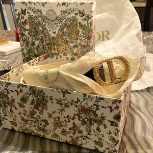 Saddle Belt (Size M) - 30 Montaigne Crystals Belt (Size 80)